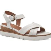 Sandales Tamaris white leather casual open sandals