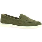 Mocassins So Send Mocassins cuir velours olive