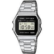 Montre Casio A158WEA-1EF, Quartz, 33mm, 3ATM