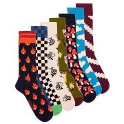 Chaussettes hautes Happy socks WILD WEEK SOCKS X7