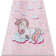 Tapis Rugsx Tapis lavable JUNIOR 51855.804 Licorne, nuages pou 140x190...