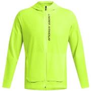 Sweat-shirt Under Armour VESTE OUTRUN THE STORM JAUNE