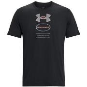 T-shirt Under Armour T-SHIRT À MANCHES COURTES GEL STACK NOIR