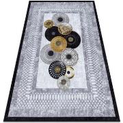 Tapis Rugsx Tapis lavable MIRO 51130.807 Cercles, cadre antidà80x150 c...