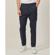 Pantalon Gazzarrini Pantalon homme en lin à plis