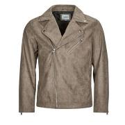 Veste Jack &amp; Jones JJROCKY FAUX SUEDE BIKER JACKET