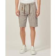 Short Yes Zee Short cargo homme en lin