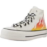 Baskets Converse CHUCK TAYLOR ALL STAR LIFT PLATFORM FLAMES