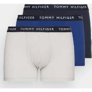 Caleçons Tommy Hilfiger Lot de 3 boxers bleus en coton stretch