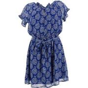 Robe courte Molly Bracken Woven dress ladies blue mathild