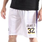 Short Sport Zone LOS ANGELES - Short Basket - blanc