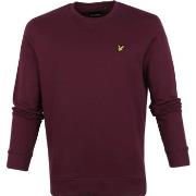 Sweat-shirt Lyle And Scott Lyle Scott Pull Bordeaux