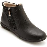 Boots Pediconfort Boots cuir double zip