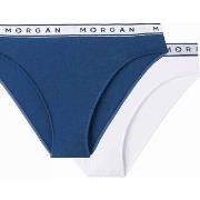 Culottes &amp; slips Morgan Lot de 2 slips bleu Isa