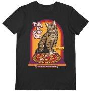 T-shirt Steven Rhodes Talk To Your Cat