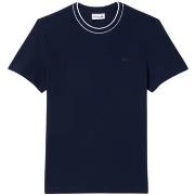 T-shirt Lacoste T shirt homme Ref 62398 166 Marine
