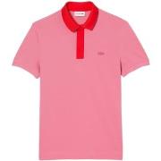 T-shirt Lacoste Polo homme ref 59963 9HY Rose Rouge