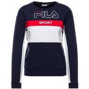 Sweat-shirt Fila Sweat Femme sport col rond Bleu, Blanc et Rouge - 682...