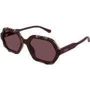 Lunettes de soleil Chloe CH0227S Lunettes de soleil, Violet/Violet, 56...