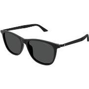 Lunettes de soleil Montblanc MB0330S Lunettes de soleil, Noir/Fumée, 5...