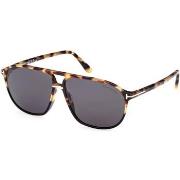 Lunettes de soleil Tom Ford FT1026 BRUCE Lunettes de soleil, Noir / Ha...