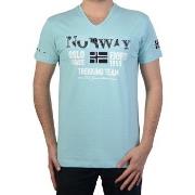 T-shirt Geographical Norway T-Shirt Jopervik SS Men 100 Skyblue