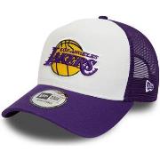 Casquette New-Era Casquette A-Frame Trucker LA Lakers Team Colour Viol...