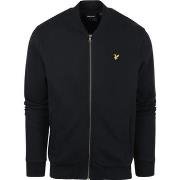 Sweat-shirt Lyle And Scott Cardigan Bleu foncé