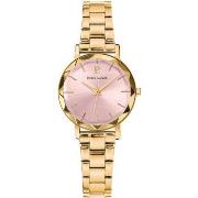 Montre Pierre Lannier MULTIPLES Cadran Rose Bracelet Acier Doré