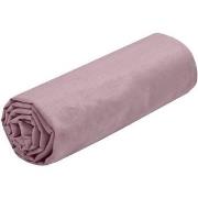 Draps housse Stof Drap housse uni vieux rose 160 x 200 cm collection E...