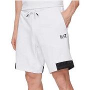 Short Emporio Armani EA7 Short homme Ea7 Emporio Armani Blanc - 3DPS73...