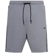 Short BOSS SHORT HEADLO 1 GRIS EN COTON STRETCH AVEC MOTIF ARTISTI