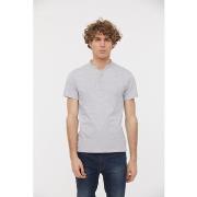 T-shirt Lee Cooper T-shirt Asilo Gris chine