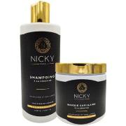 Soins cheveux Nicky Lot Shampoing et Masque à la Kératine