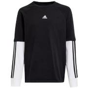 T-shirt adidas TEE-SHIRT MANCHES LONGUES STREET JAM 2 EN 1 - Noir - 13...