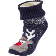 Chaussettes enfant Isotoner Chaussettes fourrées Enfant Noël Renne Mar...