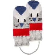 Gants enfant Isotoner Moufles Jacquard Chat 2/4 ans Gris