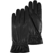 Gants Isotoner Gants Homme tactiles en cuir Noir