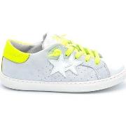 Baskets enfant 2 Stars SNEAKER BAMBINA IN PELLE BICOLORE