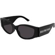 Lunettes de soleil Balenciaga BB0258S Lunettes de soleil, Noir/Gris, 5...