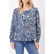 Blouses La Fiancee Du Mekong Blouse imprimée ample coton bio SVANA