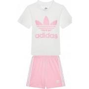 Ensembles de survêtement adidas he4658_short_tee_set_rosa