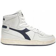 Baskets montantes Diadora heritage_mi_basket_used_biancoblu