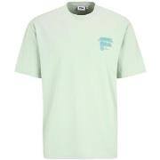 T-shirt Fila fam0331_brovo_oversize_verde