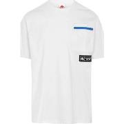 T-shirt Kappa 381d3uw_authentic_tech_bianco