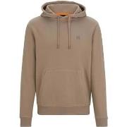 Polaire BOSS Sweat à capuche marron