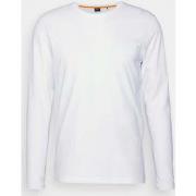 T-shirt BOSS T-Shirt manches longues blanc