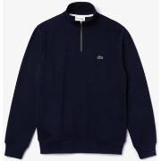 Polaire Lacoste Sweat demi zip marine