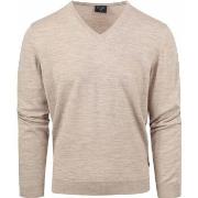 Sweat-shirt Olymp Casual Pull Laine Beige