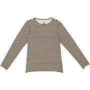 T-shirt enfant Little Hedonist T-shirt à manches longues noir et beige...